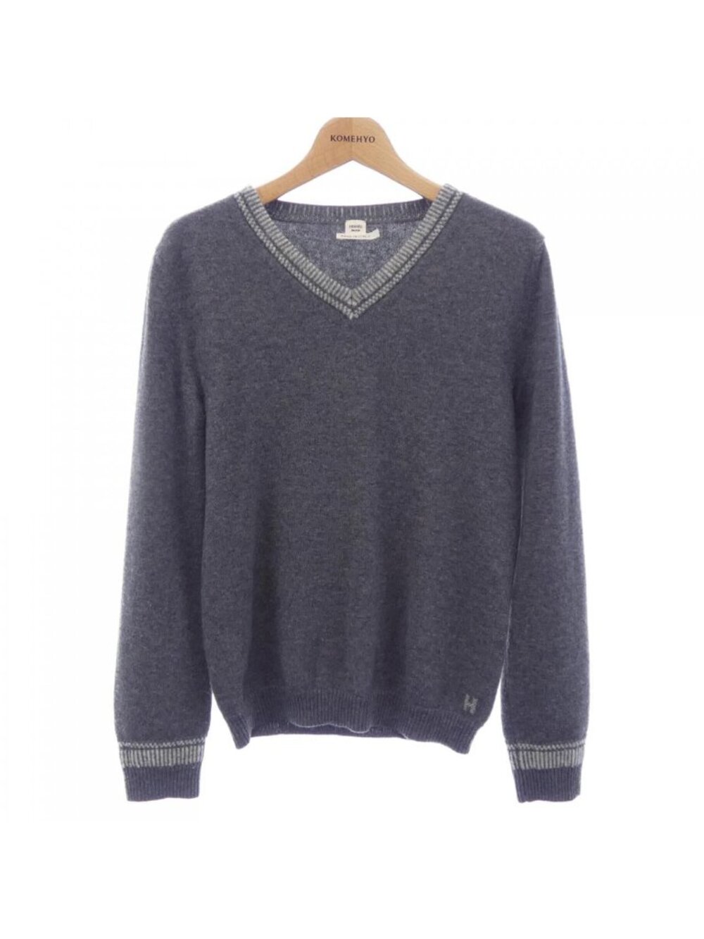 Hermes Knit Sweater Gray